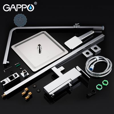 Душевая система излив есть переключателем на лейку хром Gappo Futura G2418