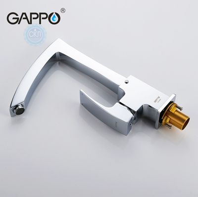 Змішувач для кухні з гайкою хром Gappo Jacob G4007