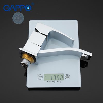 Змішувач для раковини / кухні з гайкою хром Gappo Jacob G4507