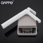Змішувач для раковини високий білий / хром Gappo Noar G1048-2