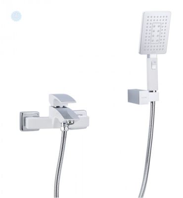 Змішувач для ванни білий / хром Gappo Jacob G3007-7