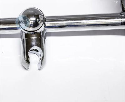 Стійка для фіксації ручної лійки в душовій кабіні, гідробоксі (СТ-02)