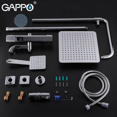 Термостатичні душові системи Gappo G2491​ з ізливом , гнучким і тропічним душем - вироби класу люкс.