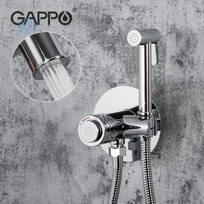 Вбудований гігієнічний душ Gappo G7288 на дві води , хром