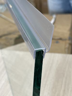 Бризковики для дверей душової кабіни нижній (ФС02) 10 мм