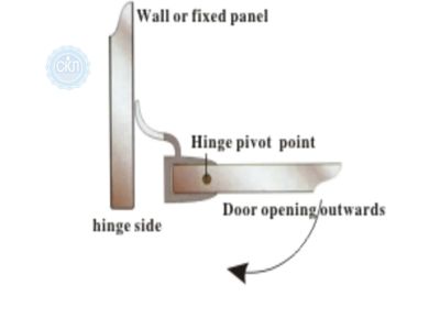 Бризковики для дверей душової кабіни нижній (ФС02) 6 мм