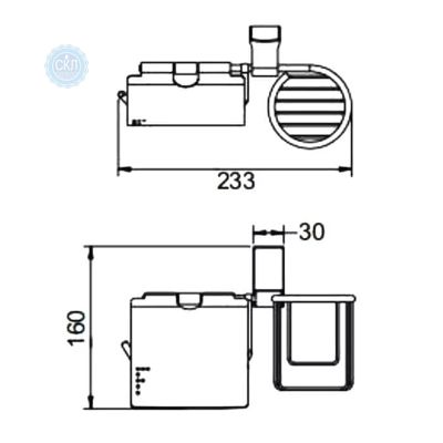 Папіротримач Frap F1803-1 для туалетного паперу