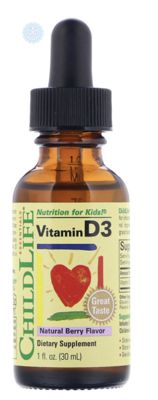 ChildLife, Витамин D3, вкус натуральных ягод, 30 мл (1 жидк. Унция)