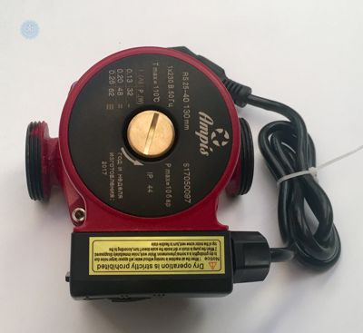 Циркуляційний насос Ampis (G25 / 4-130 Red) з гайками і кабелем
