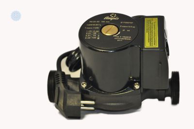 Циркуляционный насос Ampis (G25 / 6-130 Black) с гайками и кабелем