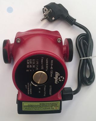 Циркуляційний насос Ampis (G25 / 6-130 Red) з гайками і кабелем