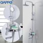 Душова система Gappo Furai G2419 верхнім душем і ручної лійкою - хром