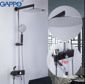 Душевая система Gappo Atalantic G2481 черный / хром