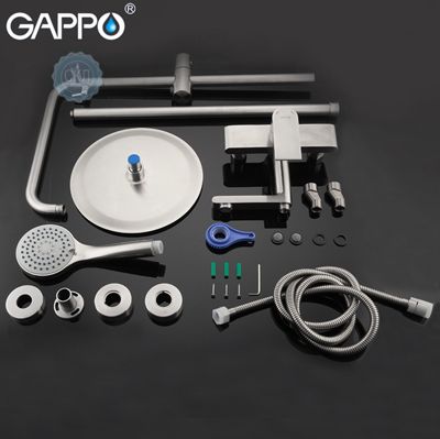 Душевая система излив есть переключателем на воронку или верхний душ из нержавеющей стали Gappo Satenresu-ko G2499-20