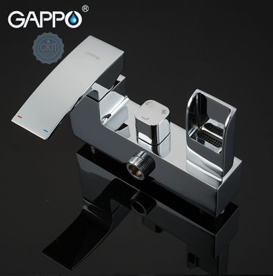 Душевая система с верхним душем, смеситель и ручной лейкой хром Gappo Jacob G2407-20