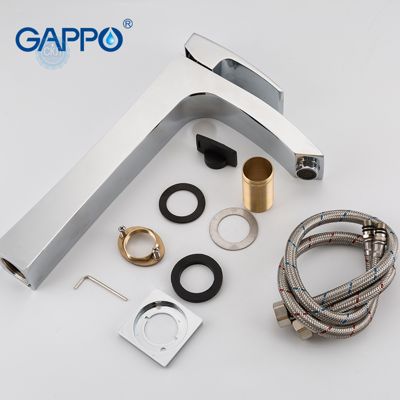 Gappo Jacob G1007-11 Смеситель для раковины высокий с гайкой хром