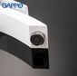 Gappo Jacob G1007-18 Смеситель для раковины высокий с гайкой белый / хром