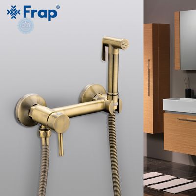Гигиенический душ Frap F7503-4 на две воды , бронза