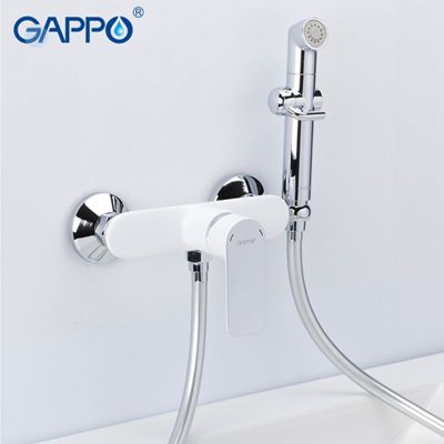 Гігієнічний душ зі змішувачем білий / хром Gappo Noar G2048-8