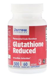Jarrow Formulas, Глутатион восстановленный, 500 мг, 60 растительных капсул
