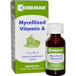Kirkman Labs, Міцелізірованний рідкий вітамін A, 1 рідка унція (30 мл)