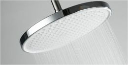 Лійка Gappo G002-26 стельова для душового боксу та душової кабіни діаметром 260 мм , білий/хром