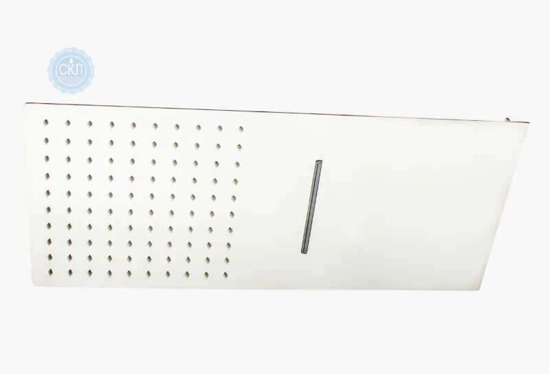 Лейка тонкая, настенная, двух режимная, навесная на стену (инсталляция) Н5502