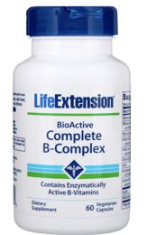Life Extension, BioActive Complete B-Complex, 60 Вегетарианский капсул