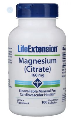 Life Extension, Магній (цитрат), 160 мг, 100 Вегетаріанський капсул