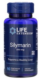 Life Extension, Силимарин, 100 мг, 90 Вегетарианский капсул