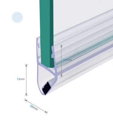 Магнітний стик дверей душової кабіни універсальний CKL Premium прозорий PCKLMS