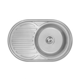 Мойка для кухни нержавейка 0,6mm WEZER 7750 Satin