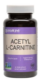MRM, Ацетил L-карнитин, 500 мг, 60 веганской капсул