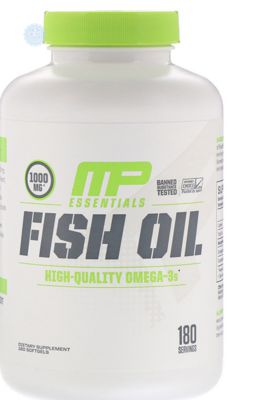 MusclePharm, Рыбий жир Essentials, 180 гелевых капсул