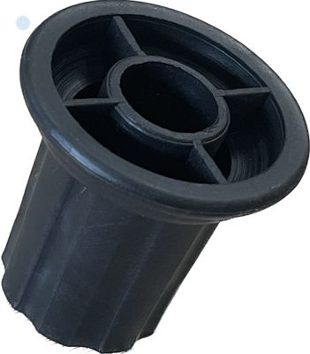 Ножка пластиковая, черная для поддона душевой кабины, гидробокса (НФ)