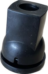 Ножка пластиковая, черная для поддона душевой кабины, гидробокса (НК)