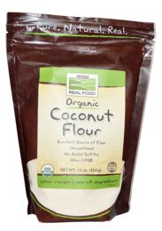 Now Foods, Органическая кокосовая мука, 454 г (16 унций)