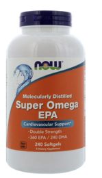 Now Foods, ЭПК Super Omega, очищенная на молекулярном уровне, 240 мягких таблеток