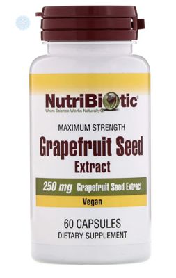 NutriBiotic, екстракт насіння грейпфрута, 250 мг, 60 капсул
