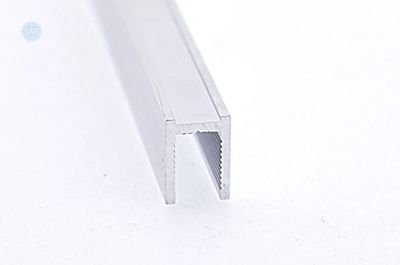 П-подібний профіль з анодованого алюмінію 17×12×17 мм (3 м) для скла 8 мм