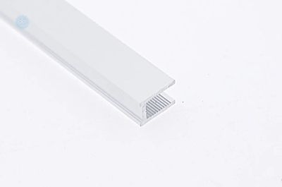 П-подібний профіль з анодованого алюмінію 17×12×17 мм (3 м) для скла 8 мм