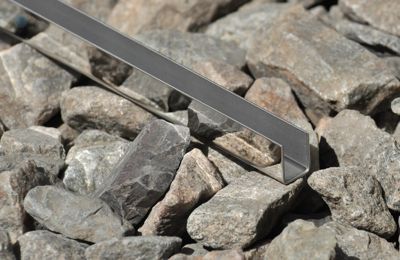 П-подібний профіль з нержавіючої сталі 15×12×15 мм (3 м) для скла 8–10 мм
