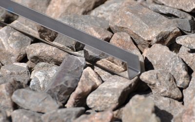 П-подібний профіль з нержавіючої сталі 15×12×15 мм (3 м) для скла 8–10 мм