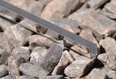 П-подібний профіль з нержавіючої сталі 15×12×15 мм (3 м) для скла 8–10 мм