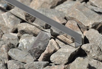 П-подібний профіль з нержавіючої сталі 15×12×15 мм (3 м) для скла 8–10 мм