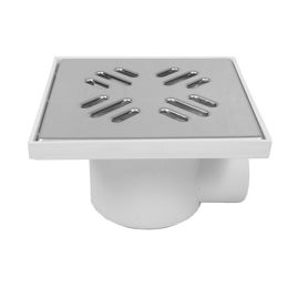 Styron STY-508-3 Однокорпусный трап с решёткой из нержавеющей стали 150х150 мм с горизонтальным выпу