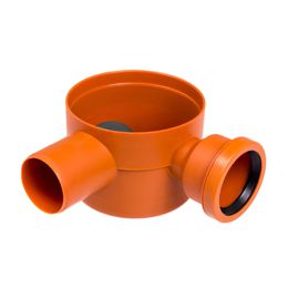 Styron STY-690-J-3 Корпус трапа з горизонтальним випуском, з додатковим входом монтажна висота 80 м