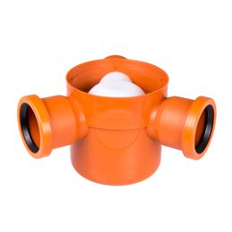 Styron STY-503-3 Корпус трапа з горизонтальним випуском, з сухим сифоном, і двома додатковими входам