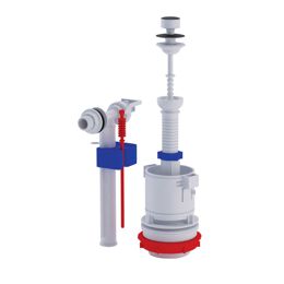 АНИ Арматура (WC4050M) с клапаном боковой подачи 1/2", хром. ручка