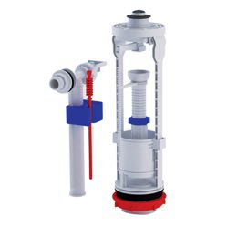 АНИ Арматура (WC6050M) с клапаном боковой подачи 1/2", хром. кнопка
